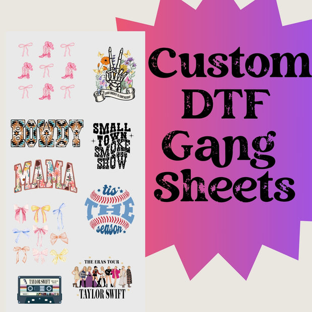 Custom DTF Gang Sheet