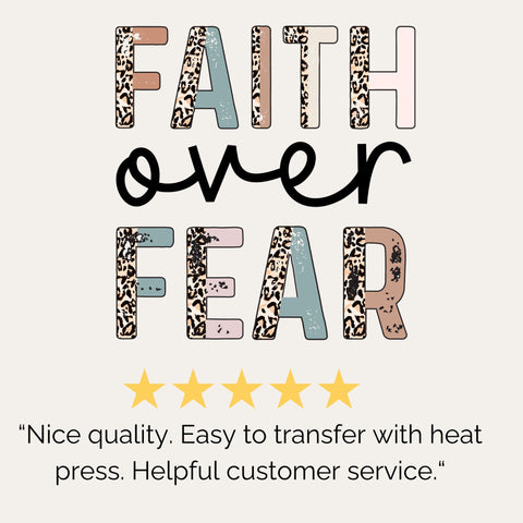Faith Over Fear Gang Sheet