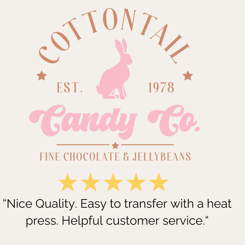 Cottontail Bunny DTF Transfer